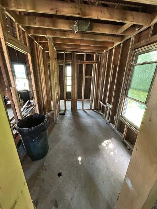 Demolition after photo